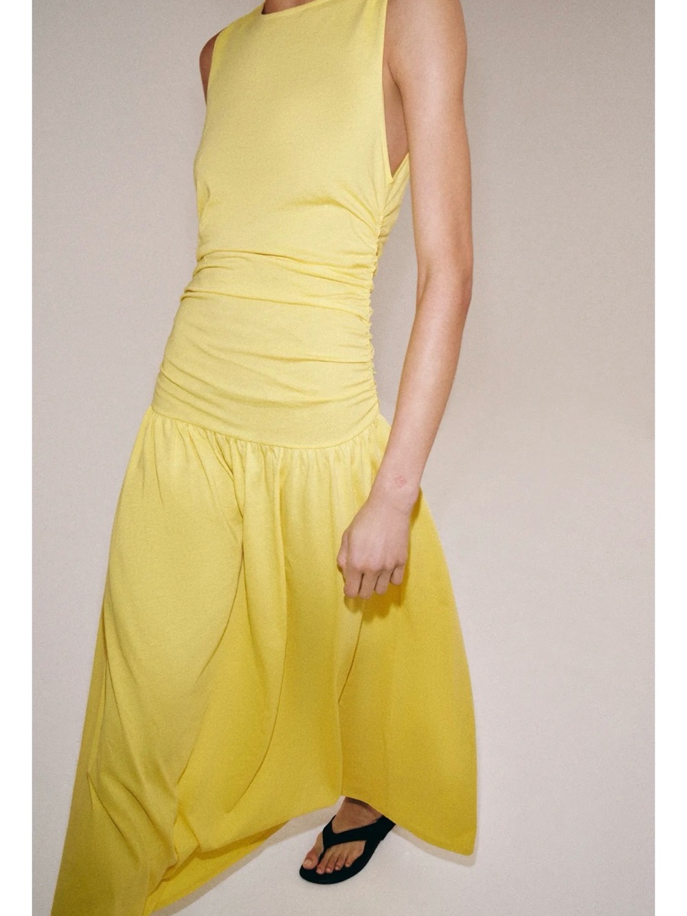 Zara long draped dress